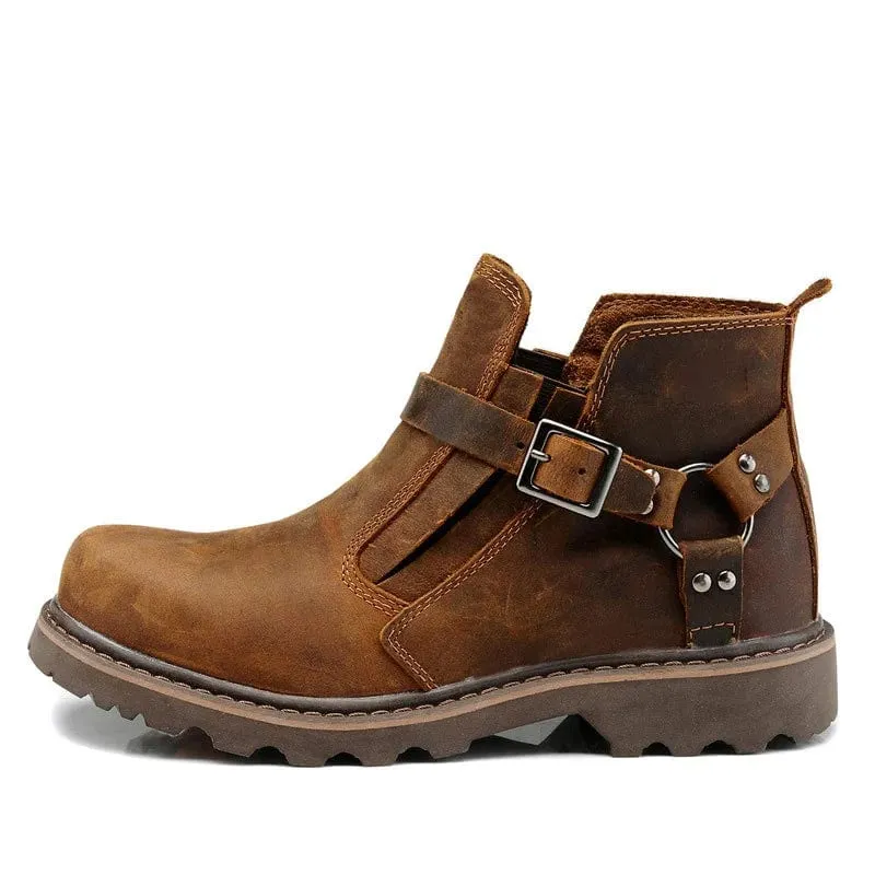 Wanderschuhe Herren wasserdichte Jagdstiefel Tactical Desert Combat Stiefeletten Herren Militär Damen Arbeits Leder Wanderschuhe