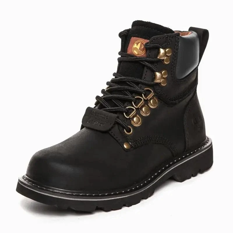 Wanderschuhe Herren wasserdichte Jagdstiefel Tactical Desert Combat Stiefeletten Herren Militär Damen Arbeits Leder Wanderschuhe