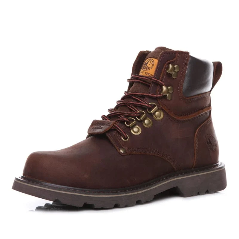 Wanderschuhe Herren wasserdichte Jagdstiefel Tactical Desert Combat Stiefeletten Herren Militär Damen Arbeits Leder Wanderschuhe