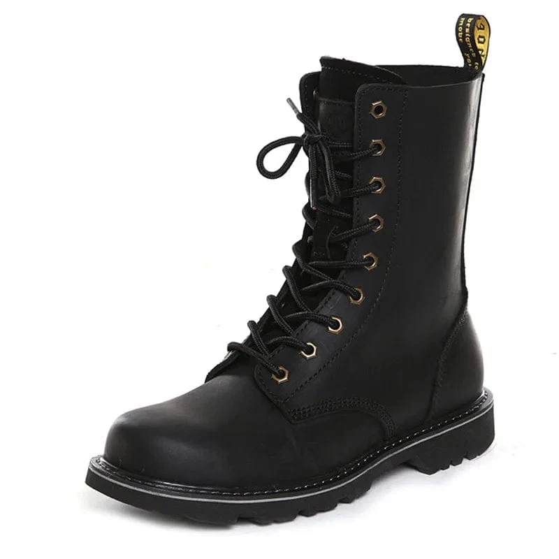 Wanderschuhe Herren wasserdichte Jagdstiefel Tactical Desert Combat Stiefeletten Herren Militär Damen Arbeits Leder Wanderschuhe
