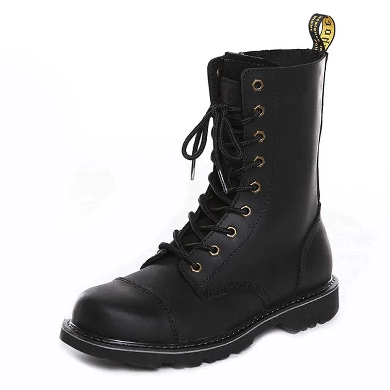 Wanderschuhe Herren wasserdichte Jagdstiefel Tactical Desert Combat Stiefeletten Herren Militär Damen Arbeits Leder Wanderschuhe