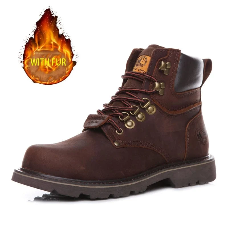 Wanderschuhe Herren wasserdichte Jagdstiefel Tactical Desert Combat Stiefeletten Herren Militär Damen Arbeits Leder Wanderschuhe