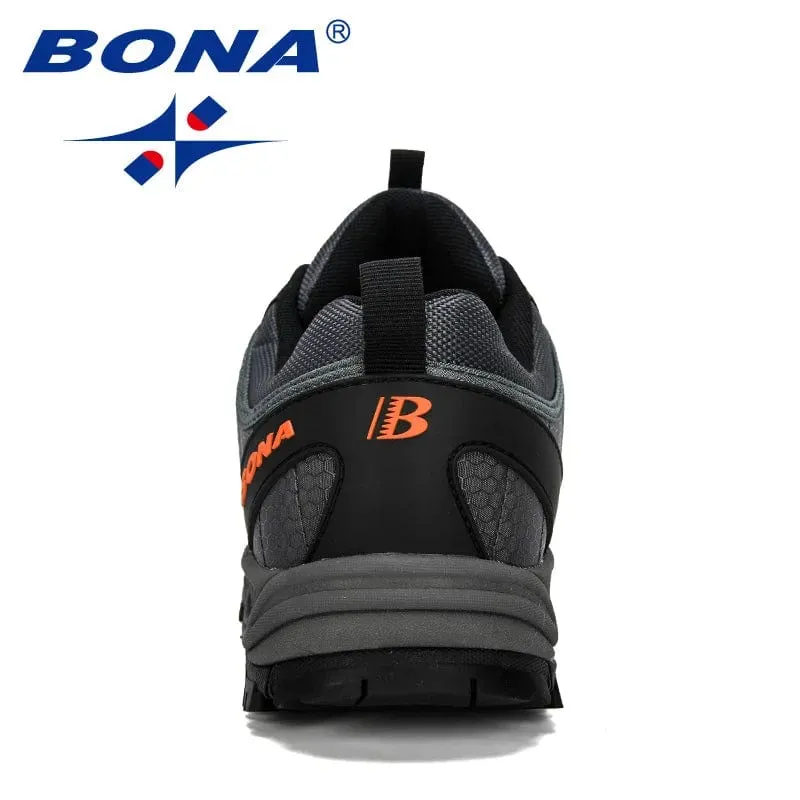 BONA Neue Ankunft Wandern Schuhe Mann Bergsteigen Schuhe Outdoor Trainer Schuhe Männer Trekking Sport Turnschuhe Männlichen Bequemen