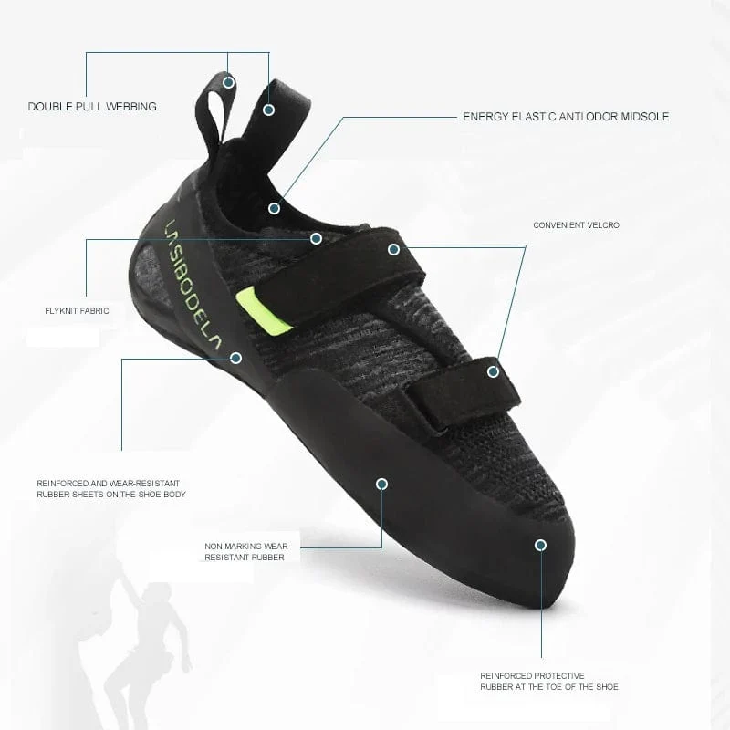 Professionelle Kletterschuhe für drinnen und draußen, Kletterschuhe für Anfänger, Einstiegsschuhe zum Klettern und Bouldern
