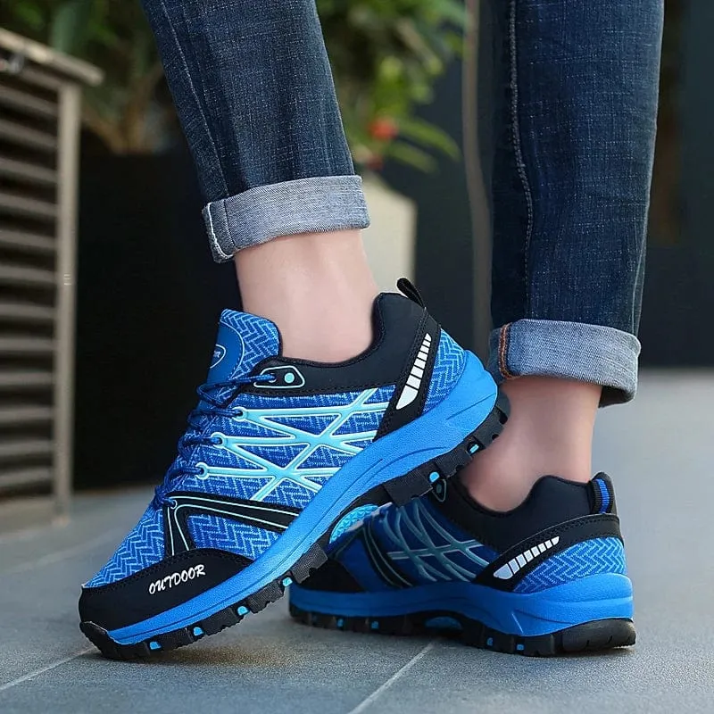 Sommer Grüne Herren Wanderschuhe Outdoor Rutschfeste Niedrige Herren Sport Sneakers für Trekking Klettern Atmungsaktive Mesh-Walking-Trainer Herren