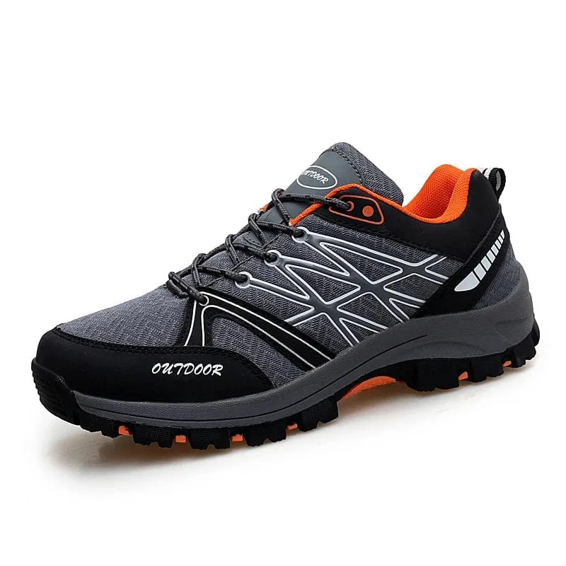 Sommer Grüne Herren Wanderschuhe Outdoor Rutschfeste Niedrige Herren Sport Sneakers für Trekking Klettern Atmungsaktive Mesh-Walking-Trainer Herren