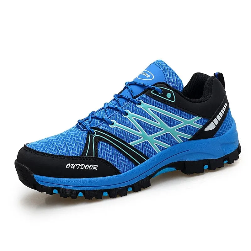 Sommer Grüne Herren Wanderschuhe Outdoor Rutschfeste Niedrige Herren Sport Sneakers für Trekking Klettern Atmungsaktive Mesh-Walking-Trainer Herren