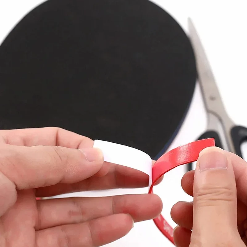 Neues superdickes Tischtennisschläger-Kantenschutzband mit selbstklebender Rückseite, Ping-Pong-Schläger, Schlägerkantenstreifen, Antikollisionsaufkleber