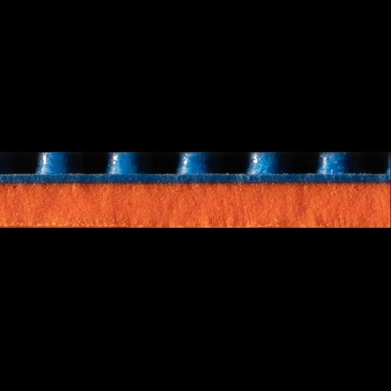 Original METEOR 845 Blauer Tischtennis-Gummi mit Noppen, schneller Angriff, kurzer Pips-Offensiv-Ping-Pong-Schwamm, ITTF-zugelassen