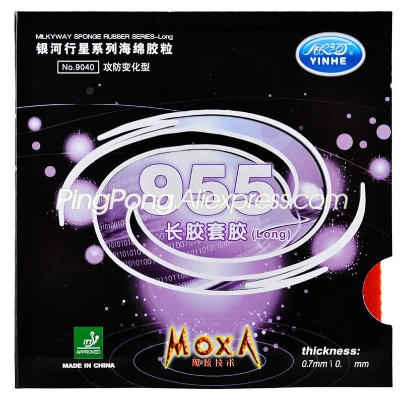 Original YINHE 955 Pips-long Tischtennis Gummi Galaxy LONG PIPS Control Ping Pong Topsheet OX Schwamm
