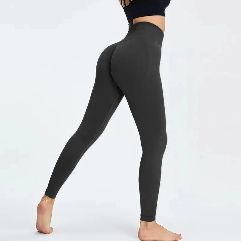 Hohe Taille Push-Up Nahtlose Sport Legging Frauen Yoga Hosen Super Stretchy Gym Workout Strumpfhosen Sport Leggings Laufhose