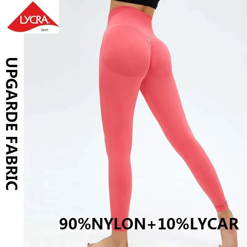 Hohe Taille Push-Up Nahtlose Sport Legging Frauen Yoga Hosen Super Stretchy Gym Workout Strumpfhosen Sport Leggings Laufhose