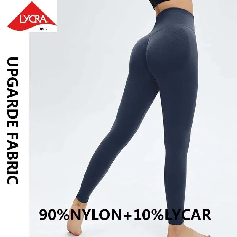 Hohe Taille Push-Up Nahtlose Sport Legging Frauen Yoga Hosen Super Stretchy Gym Workout Strumpfhosen Sport Leggings Laufhose