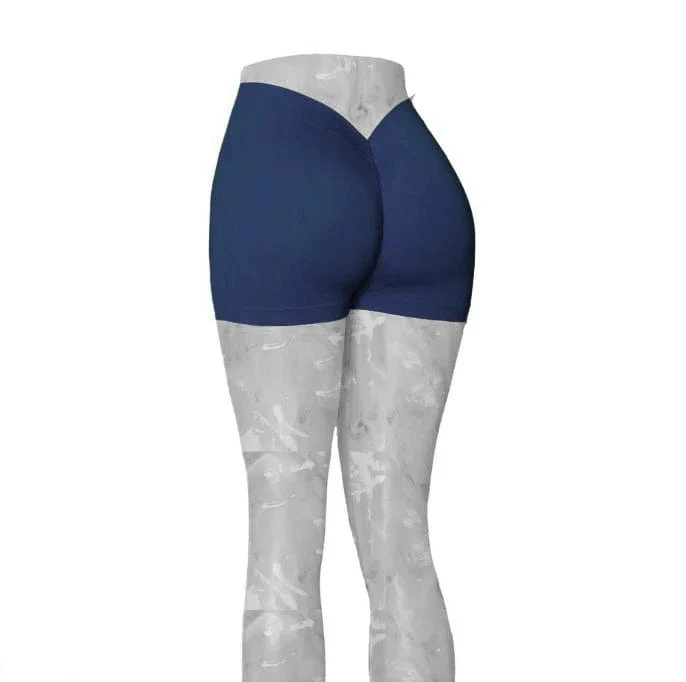 2024 24 farben Nylon Zurück V Butt Yoga Hosen Frauen Hohe Taille Fitness Workout Gym Laufen Scrunch Leggings Shorts aktive Tragen