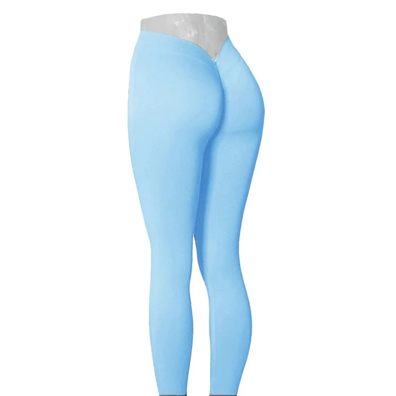 2024 24 farben Nylon Zurück V Butt Yoga Hosen Frauen Hohe Taille Fitness Workout Gym Laufen Scrunch Leggings Shorts aktive Tragen