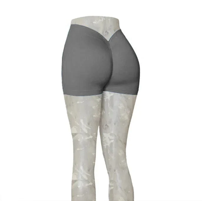2024 24 farben Nylon Zurück V Butt Yoga Hosen Frauen Hohe Taille Fitness Workout Gym Laufen Scrunch Leggings Shorts aktive Tragen