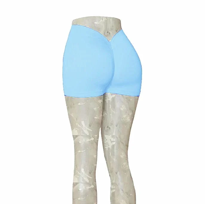 2024 24 farben Nylon Zurück V Butt Yoga Hosen Frauen Hohe Taille Fitness Workout Gym Laufen Scrunch Leggings Shorts aktive Tragen