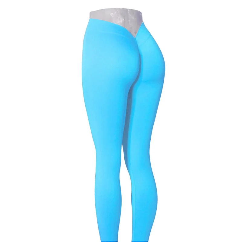 2024 24 farben Nylon Zurück V Butt Yoga Hosen Frauen Hohe Taille Fitness Workout Gym Laufen Scrunch Leggings Shorts aktive Tragen