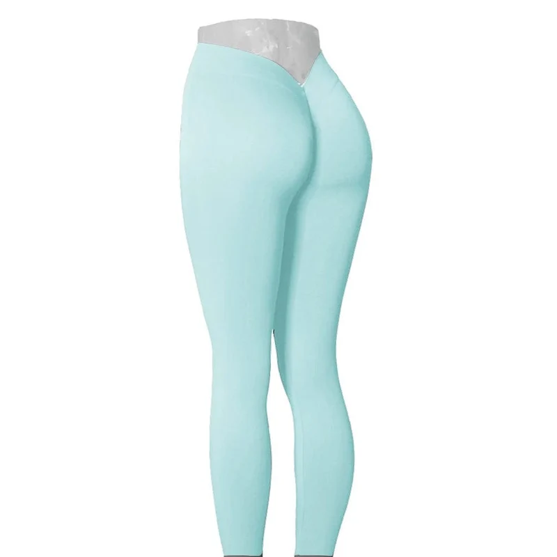 2024 24 farben Nylon Zurück V Butt Yoga Hosen Frauen Hohe Taille Fitness Workout Gym Laufen Scrunch Leggings Shorts aktive Tragen