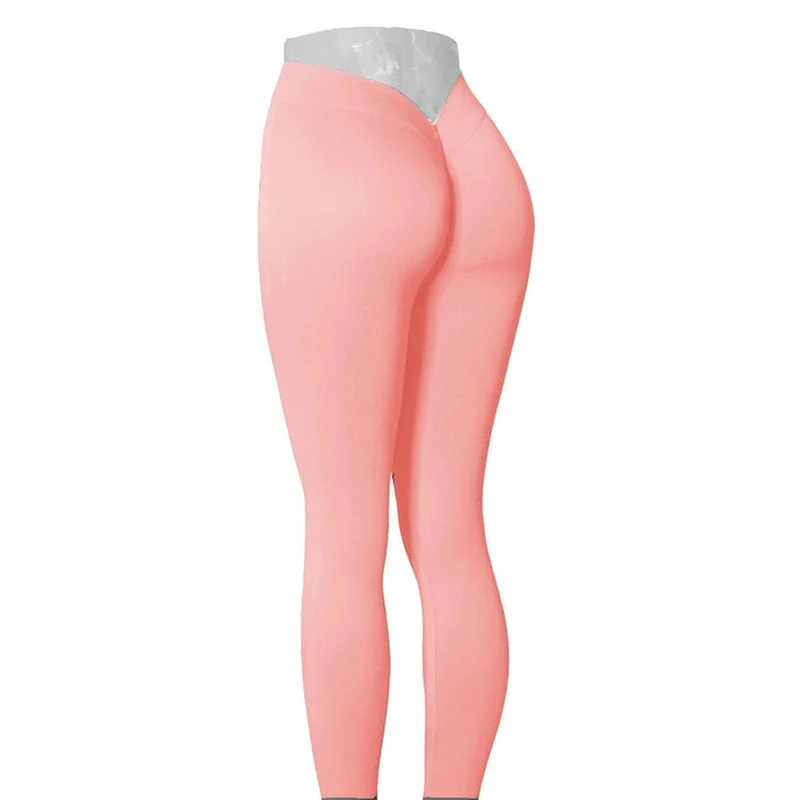 2024 24 farben Nylon Zurück V Butt Yoga Hosen Frauen Hohe Taille Fitness Workout Gym Laufen Scrunch Leggings Shorts aktive Tragen