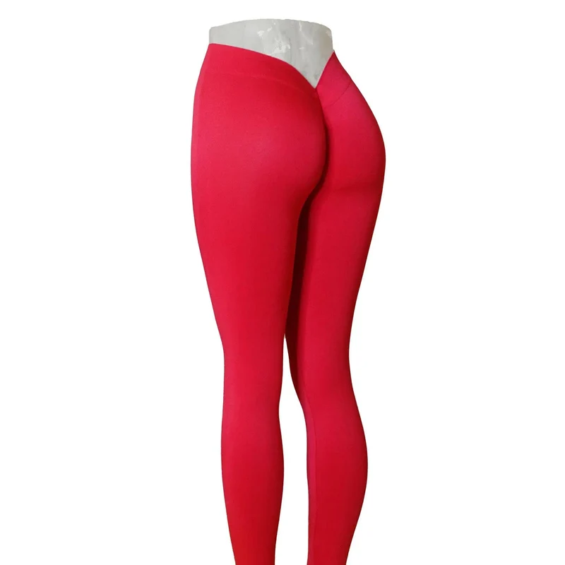 2024 24 farben Nylon Zurück V Butt Yoga Hosen Frauen Hohe Taille Fitness Workout Gym Laufen Scrunch Leggings Shorts aktive Tragen