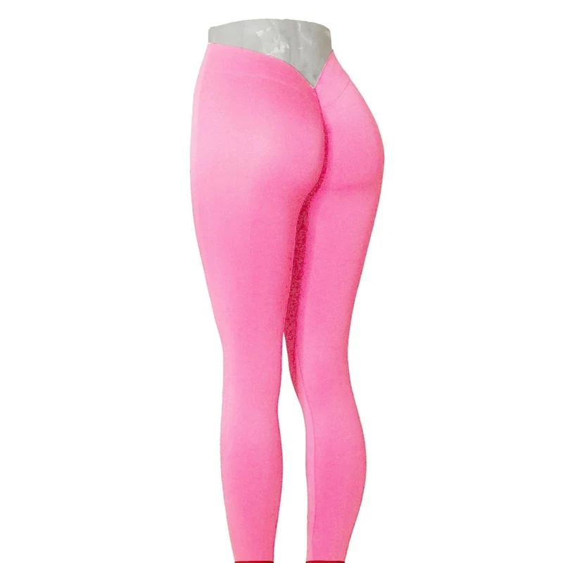 2024 24 farben Nylon Zurück V Butt Yoga Hosen Frauen Hohe Taille Fitness Workout Gym Laufen Scrunch Leggings Shorts aktive Tragen