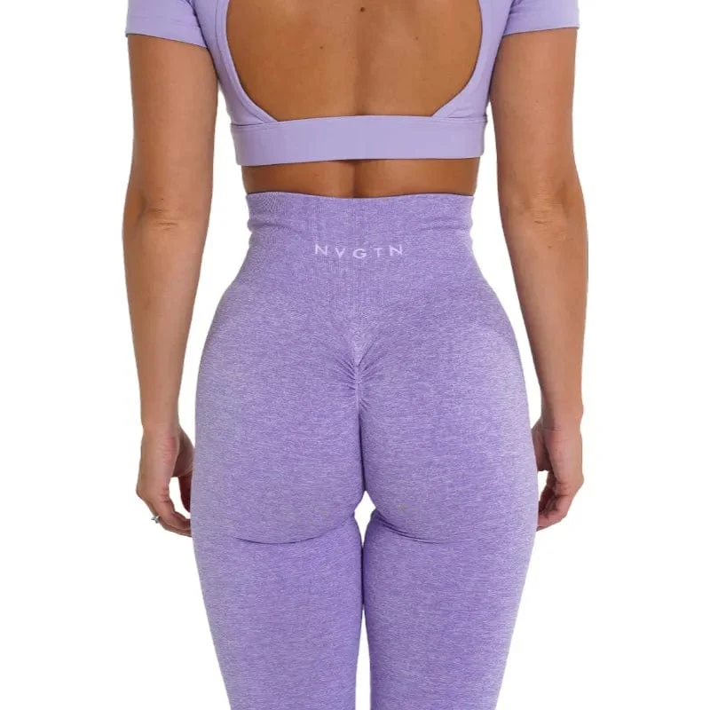 NVGTN gesprenkelte Scrunch-nahtlose Leggings für Damen, weiche Trainingsstrumpfhose, Fitness-Outfits, Yoga-Hose, Fitnessstudio
