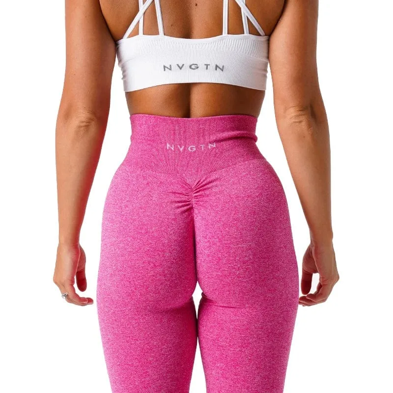 NVGTN gesprenkelte Scrunch-nahtlose Leggings für Damen, weiche Trainingsstrumpfhose, Fitness-Outfits, Yoga-Hose, Fitnessstudio