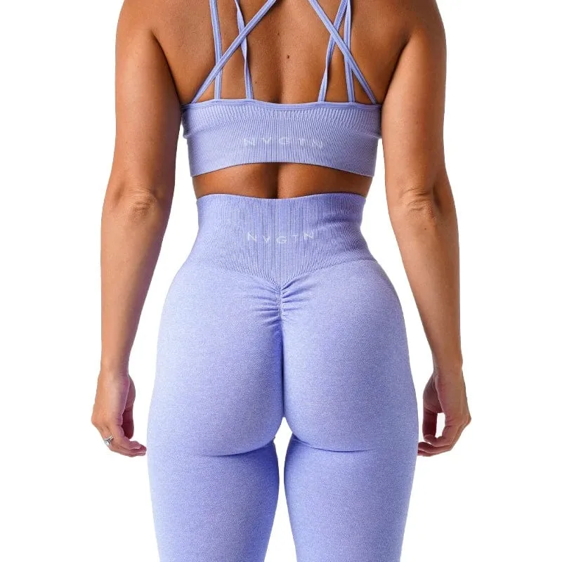 NVGTN gesprenkelte Scrunch-nahtlose Leggings für Damen, weiche Trainingsstrumpfhose, Fitness-Outfits, Yoga-Hose, Fitnessstudio