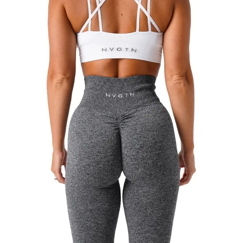 NVGTN gesprenkelte Scrunch-nahtlose Leggings für Damen, weiche Trainingsstrumpfhose, Fitness-Outfits, Yoga-Hose, Fitnessstudio