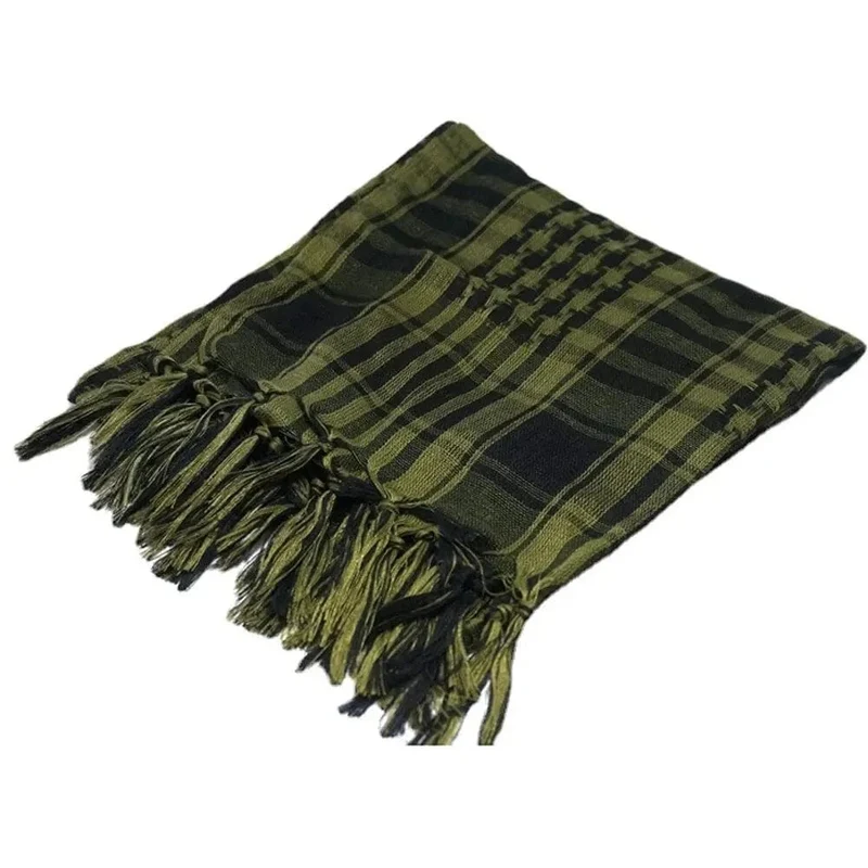Keffiyeh Taktischer Wüstenschal, Shemagh, Kopf- und Halstuch, arabischer Schal, Keffiyeh-Schal, Wickeltuch für Damen und Herren