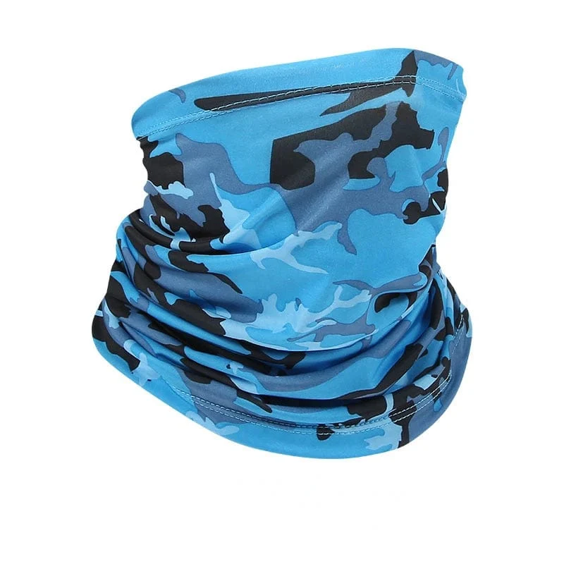 UV-Schutzschal, Gesichtsschutzmaske aus Eisseide, Halstuch, schnelltrocknend, Outdoor, Angeln, Radfahren, magisches Motorrad, atmungsaktives Bandana