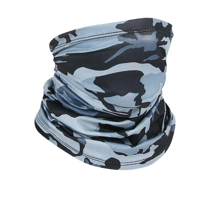UV-Schutzschal, Gesichtsschutzmaske aus Eisseide, Halstuch, schnelltrocknend, Outdoor, Angeln, Radfahren, magisches Motorrad, atmungsaktives Bandana