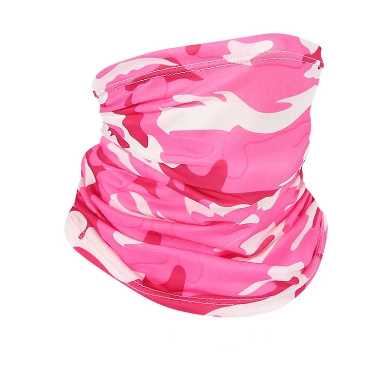 UV-Schutzschal, Gesichtsschutzmaske aus Eisseide, Halstuch, schnelltrocknend, Outdoor, Angeln, Radfahren, magisches Motorrad, atmungsaktives Bandana