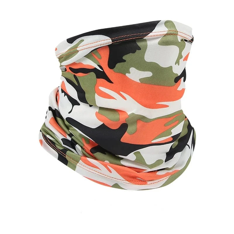 UV-Schutzschal, Gesichtsschutzmaske aus Eisseide, Halstuch, schnelltrocknend, Outdoor, Angeln, Radfahren, magisches Motorrad, atmungsaktives Bandana