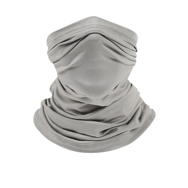 UV-Schutzschal, Gesichtsschutzmaske aus Eisseide, Halstuch, schnelltrocknend, Outdoor, Angeln, Radfahren, magisches Motorrad, atmungsaktives Bandana