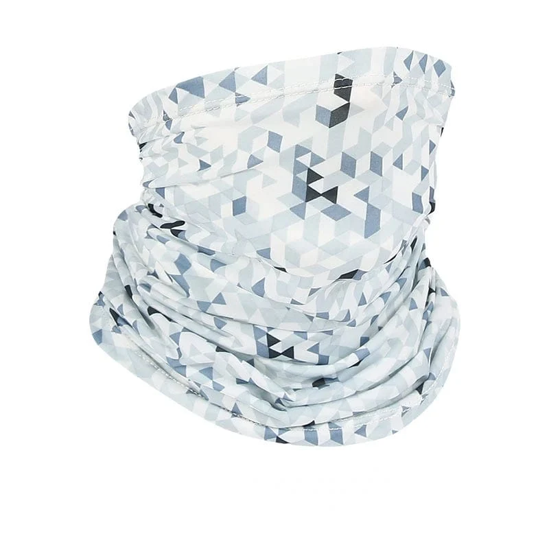 UV-Schutzschal, Gesichtsschutzmaske aus Eisseide, Halstuch, schnelltrocknend, Outdoor, Angeln, Radfahren, magisches Motorrad, atmungsaktives Bandana