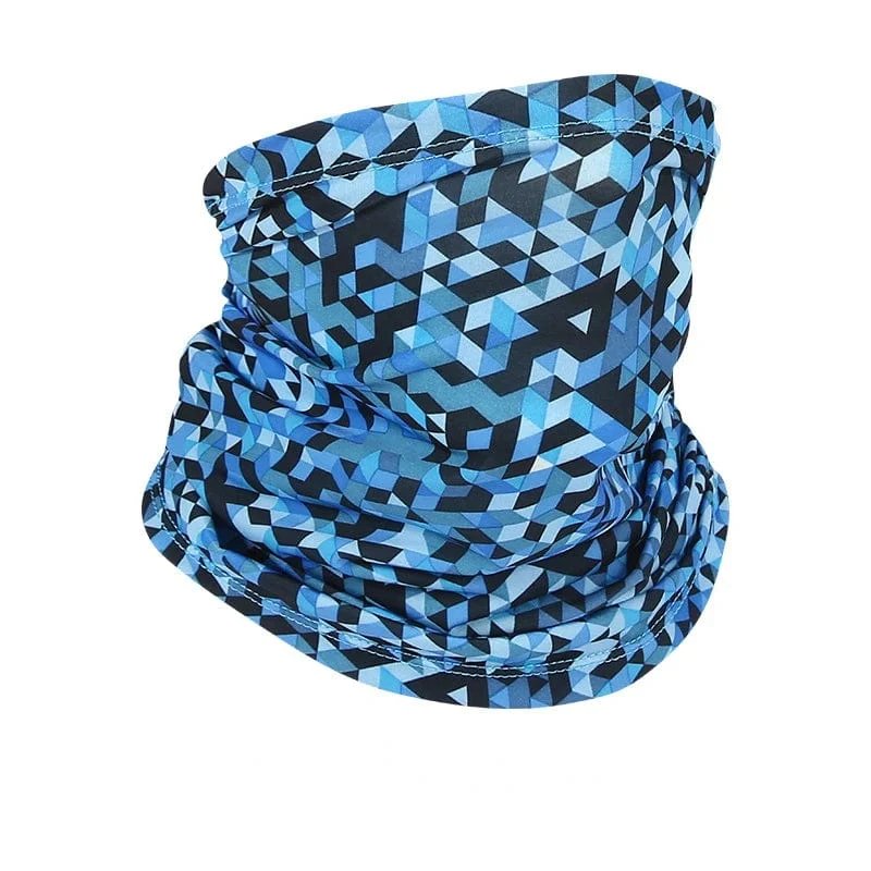 UV-Schutzschal, Gesichtsschutzmaske aus Eisseide, Halstuch, schnelltrocknend, Outdoor, Angeln, Radfahren, magisches Motorrad, atmungsaktives Bandana