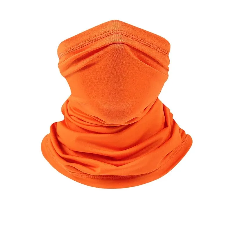 UV-Schutzschal, Gesichtsschutzmaske aus Eisseide, Halstuch, schnelltrocknend, Outdoor, Angeln, Radfahren, magisches Motorrad, atmungsaktives Bandana