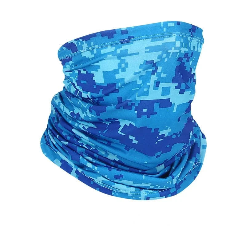 UV-Schutzschal, Gesichtsschutzmaske aus Eisseide, Halstuch, schnelltrocknend, Outdoor, Angeln, Radfahren, magisches Motorrad, atmungsaktives Bandana