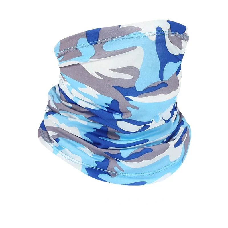 UV-Schutzschal, Gesichtsschutzmaske aus Eisseide, Halstuch, schnelltrocknend, Outdoor, Angeln, Radfahren, magisches Motorrad, atmungsaktives Bandana