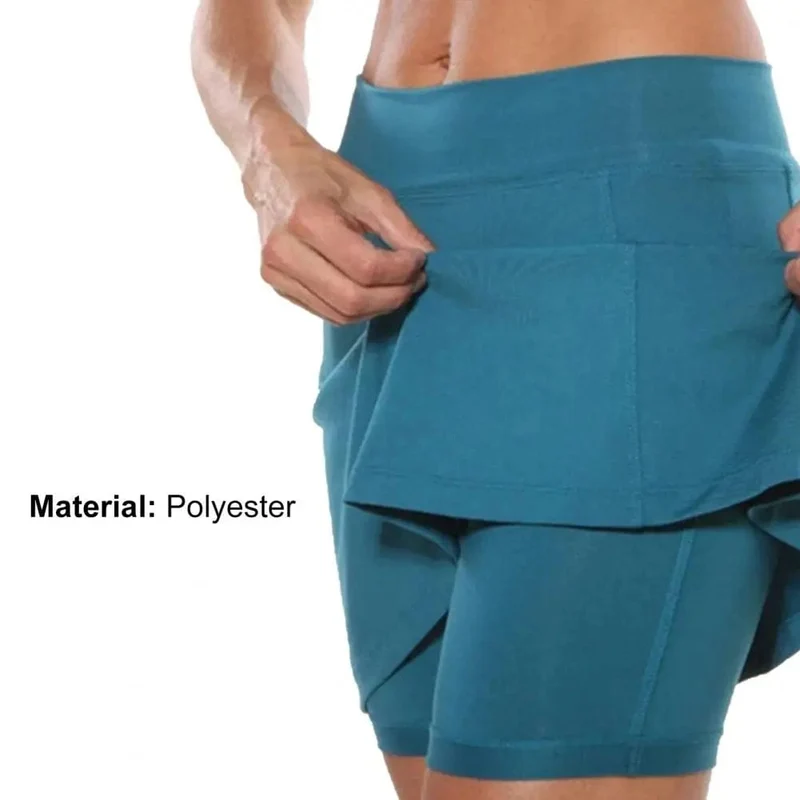 Solide Yoga Shorts Sport Frauen Schlank Hohe Taille Kurzen Rock Fitness Yoga Kurzen Sommer Laufen Tennis Legging Workout Gym Shorts