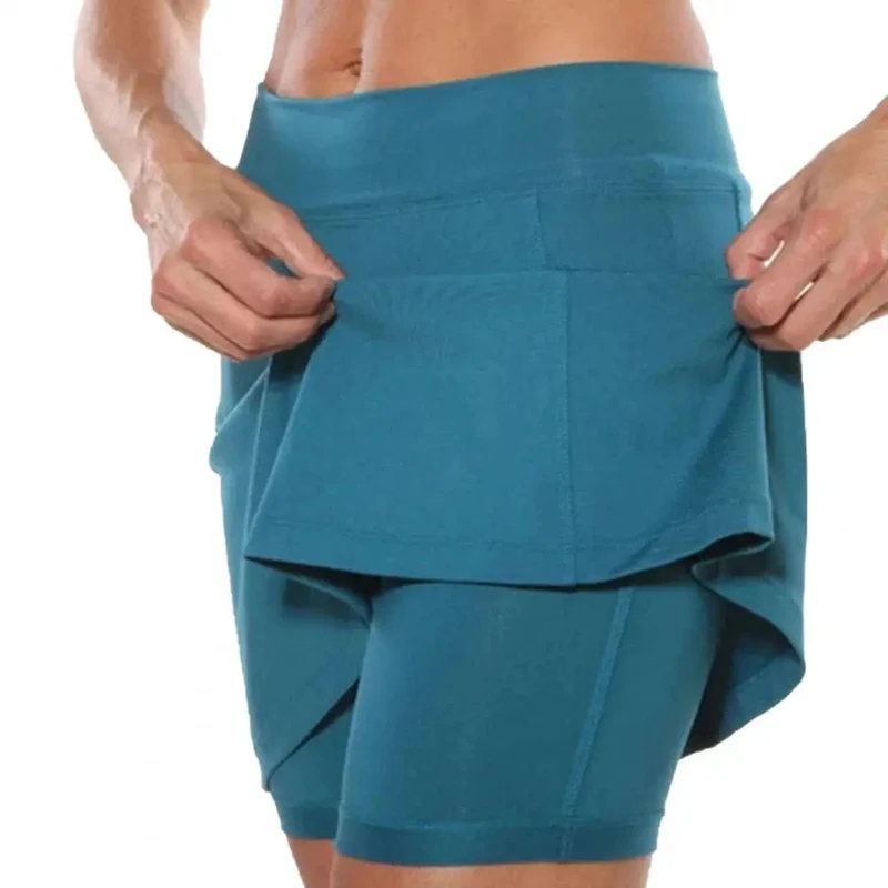 Solide Yoga Shorts Sport Frauen Schlank Hohe Taille Kurzen Rock Fitness Yoga Kurzen Sommer Laufen Tennis Legging Workout Gym Shorts