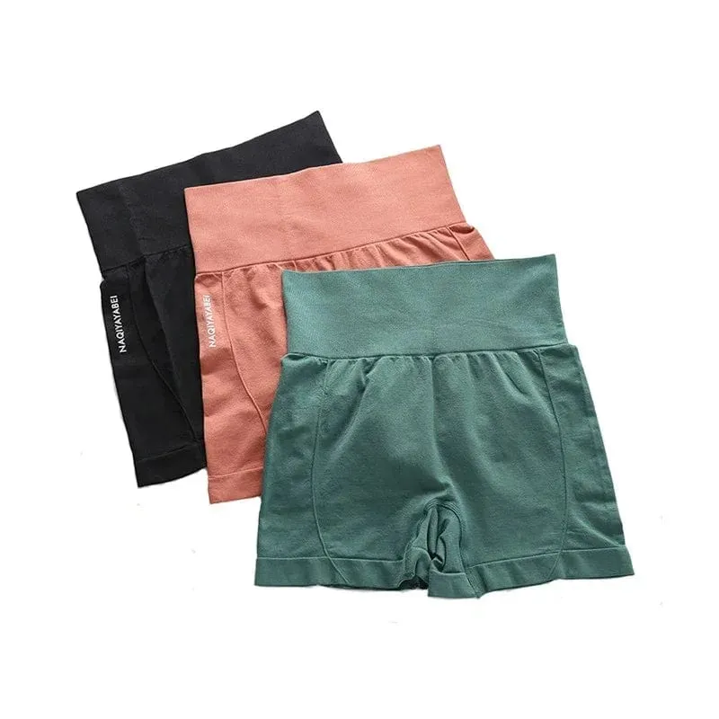 Frauen Neue Nahtlose Shorts Weibliche Radfahren Jogging Fitness Hohe Taille Sport Shorts Push Up Gym Shorts Leggings Yoga Kleidung