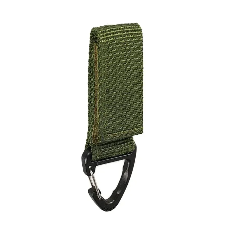 Outdoor Camping Karabiner Nylon Molle Taktische Rucksack Schlüssel Haken Gurtband Schnalle System Gürtel Schnalle Hängen Klettern Zubehör