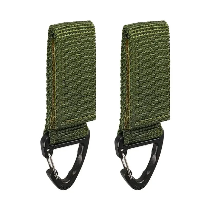 Outdoor Camping Karabiner Nylon Molle Taktische Rucksack Schlüssel Haken Gurtband Schnalle System Gürtel Schnalle Hängen Klettern Zubehör