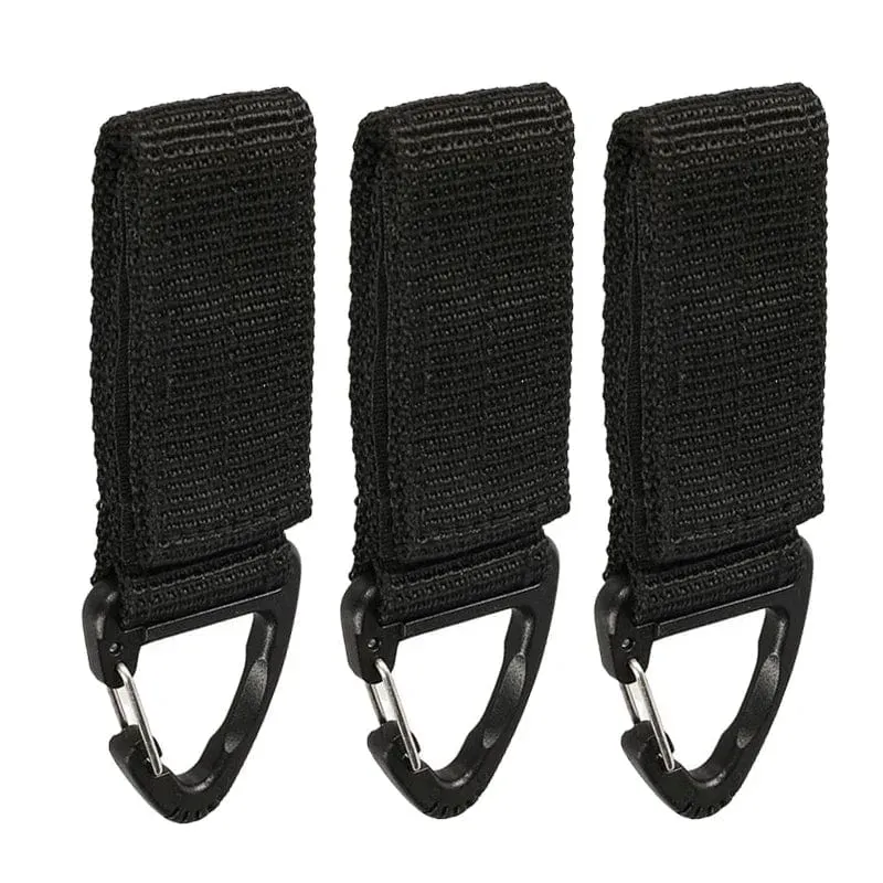 Outdoor Camping Karabiner Nylon Molle Taktische Rucksack Schlüssel Haken Gurtband Schnalle System Gürtel Schnalle Hängen Klettern Zubehör