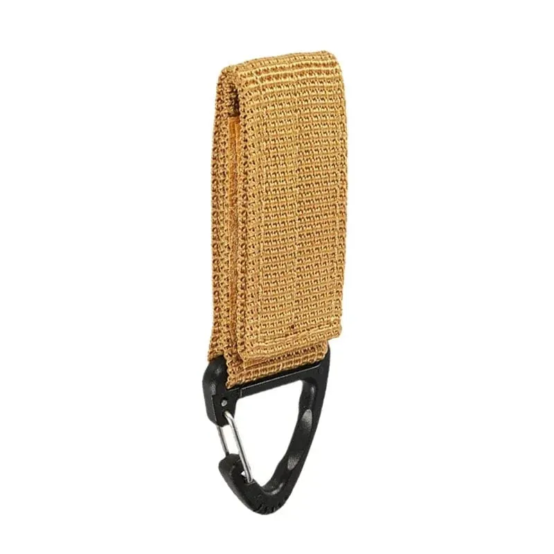 Outdoor Camping Karabiner Nylon Molle Taktische Rucksack Schlüssel Haken Gurtband Schnalle System Gürtel Schnalle Hängen Klettern Zubehör