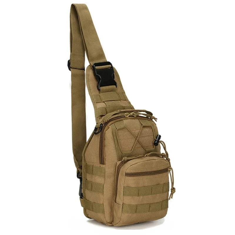 Taktische Umhängetasche 800D Wasserdichte Oxford Kleine Brusttasche Outdoor Sports Sling Rucksack für Jagd Wandern Camping