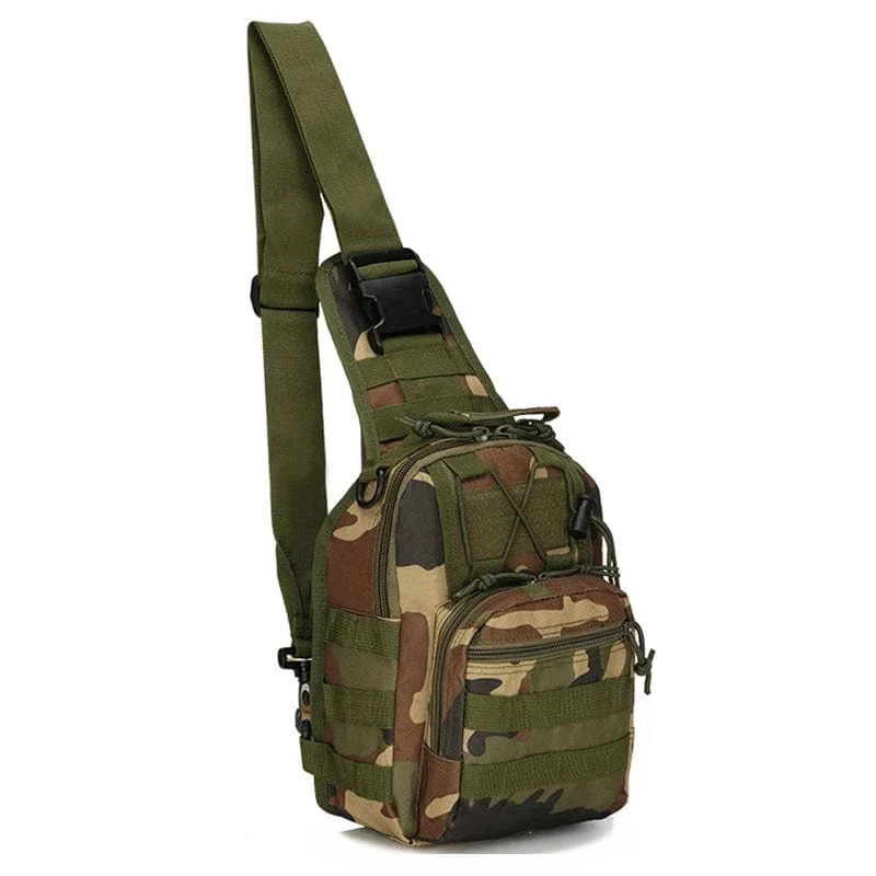 Taktische Umhängetasche 800D Wasserdichte Oxford Kleine Brusttasche Outdoor Sports Sling Rucksack für Jagd Wandern Camping